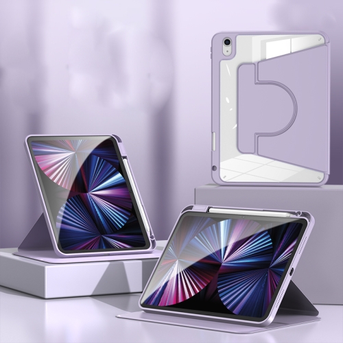 Case iPad Gen5 2017/Gen6 2018 # Pre-Order * เคสแท็บเล็ตหนังหมุนได้แบบอะคริลิคแยก 2 in 1 *