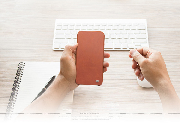 Case iPhone X, iPhone XS # Pre-Order * QIALINO Auto-sleep / wake หนังแท้ชั้นบนสุดสไตล์ธุรกิจหรูหรา *