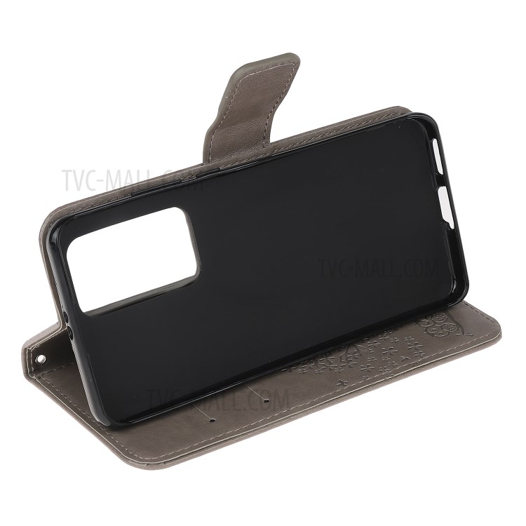 Case Huawei P40 Pro / Pre-order * เคสพิมพ์ลายนกฮูกต้นไม้หนัง PU กระเป๋าสตางค์ *