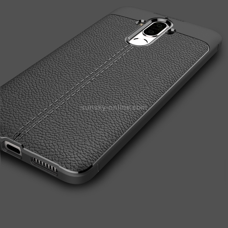 Case Huawei Mate 9 # Pre-order * Litchi Texture Full Coverage TPU เคสฝาหลังแบบป้องกัน *