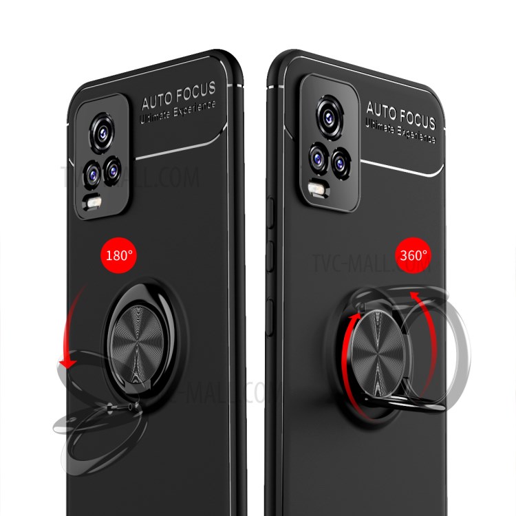 Case Vivo V20 # พร้อมส่ง * เคส TPU แบบวงแหวนโลหะ 360 องศาพร้อมแผ่นแม่เหล็กในตัว *