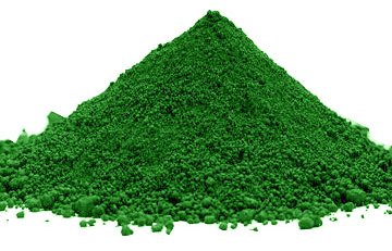Chromium Oxide Green 50g pure กระจายตัวในน้ำมัน น้ำได้