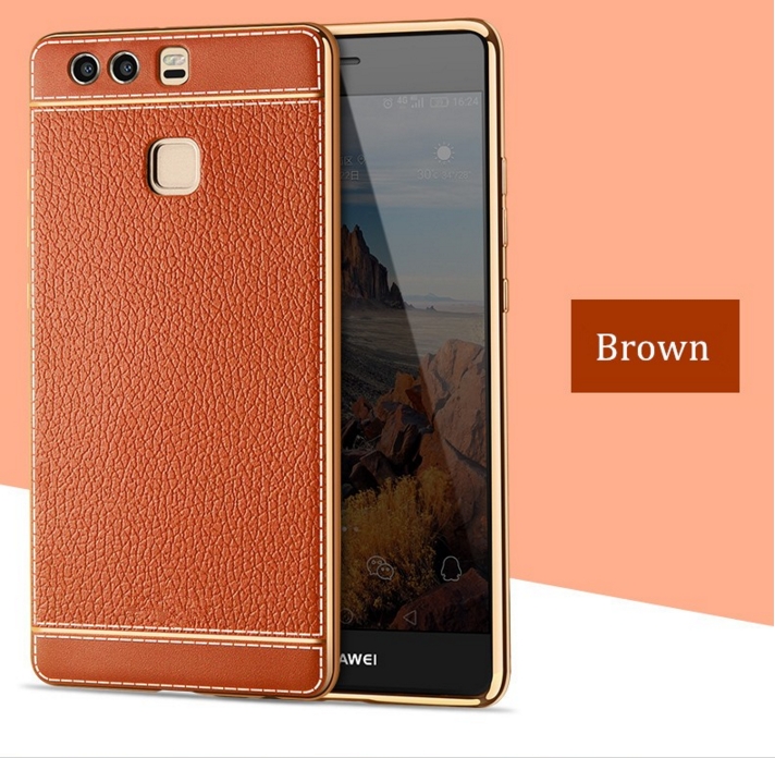Case Huawei P9 Plus / Pre-order * เคสหนังซอฟท์ซิลิโคน บางเทคนิคการชุบ Fundas *