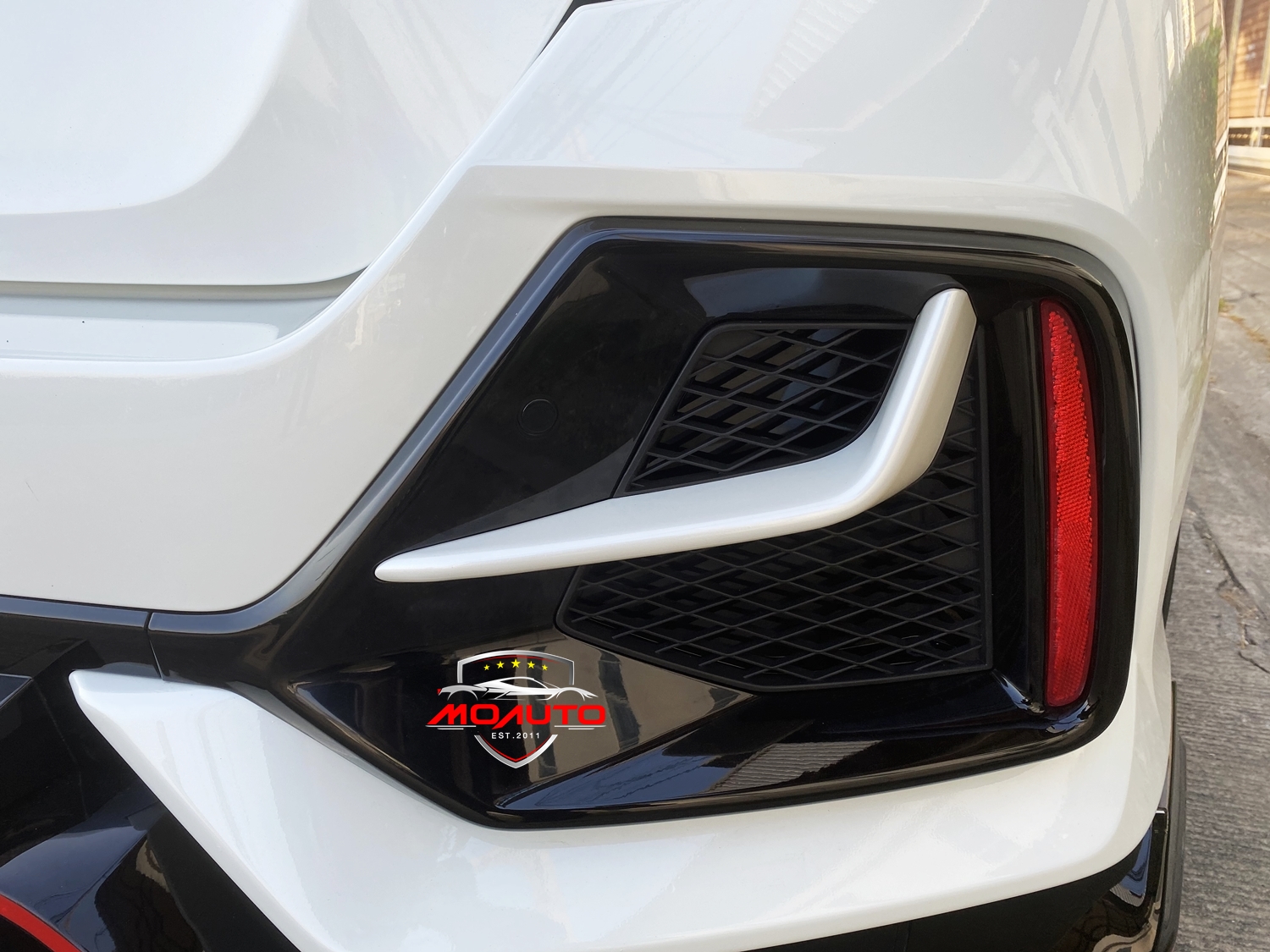 ฝาครอบช่องไฟตัดหมอกหน้า - หลัง งานดิบ ทรง TYPE-R MC CIVIC FC / FK