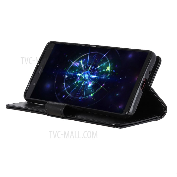 Case Huawei Nova 4 / Pre-Order * เคสผิวหนังม้า การตกแต่ง Rivet ทำให้โทรศัพท์ของคุณละเอียดอ่อน *