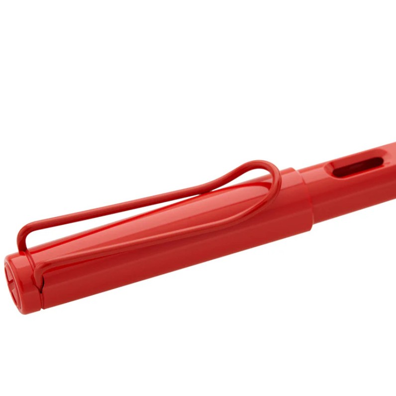LAMY Safari Pen Red Body Red Dot Clip Limited Edition