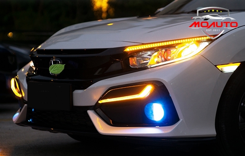 คิ้วฝาปิดไฟตัดหมอก LED CIVIC HATCHBACK