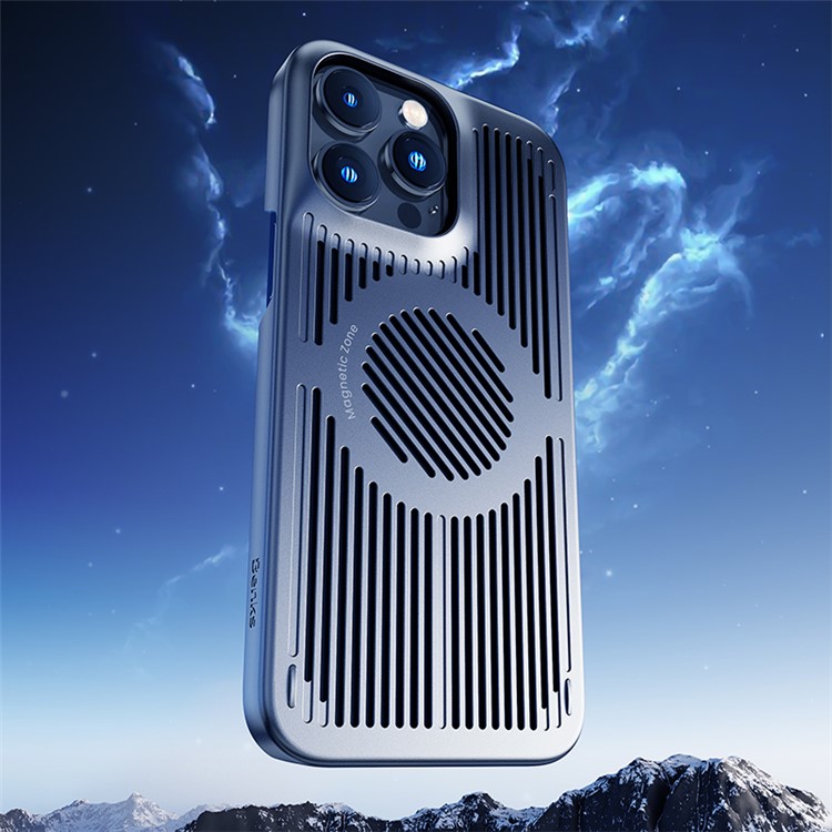 Case iPhone 14 Pro Max # Pre-order * Benks Collision Proof เคสป้องกันเคสระบายความร้อน Hollow-out ฝาครอบสมาร์ทโฟนพร้อมแผ่นโลหะแม่เหล็ก *