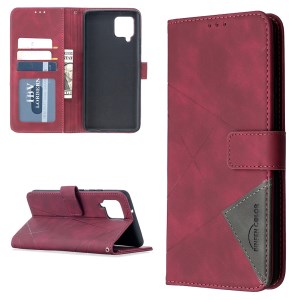 Case Samsung Galaxy A42 5G / Pre-Order * เคสโทรศัพท์กระเป๋าสตางค์หนัง Rhombus Segment *