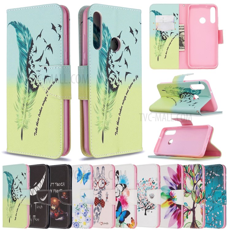Case Huawei Y6p / Pre-Order * รูปแบบการพิมพ์ซองหนังป้องกันกระเป๋า รูปแบบสวยปรับแต่งอุปกรณ์ การออกแบบกระเป๋าสตางค์เหมาะกับบัตรและเงินสด *
