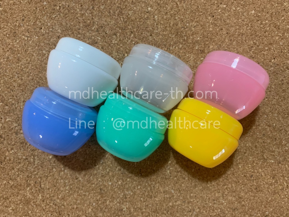 กระปุกครีม 10 กรัม ทรงโอ่ง (10ชิ้น/ชิ้นละ4บาท)