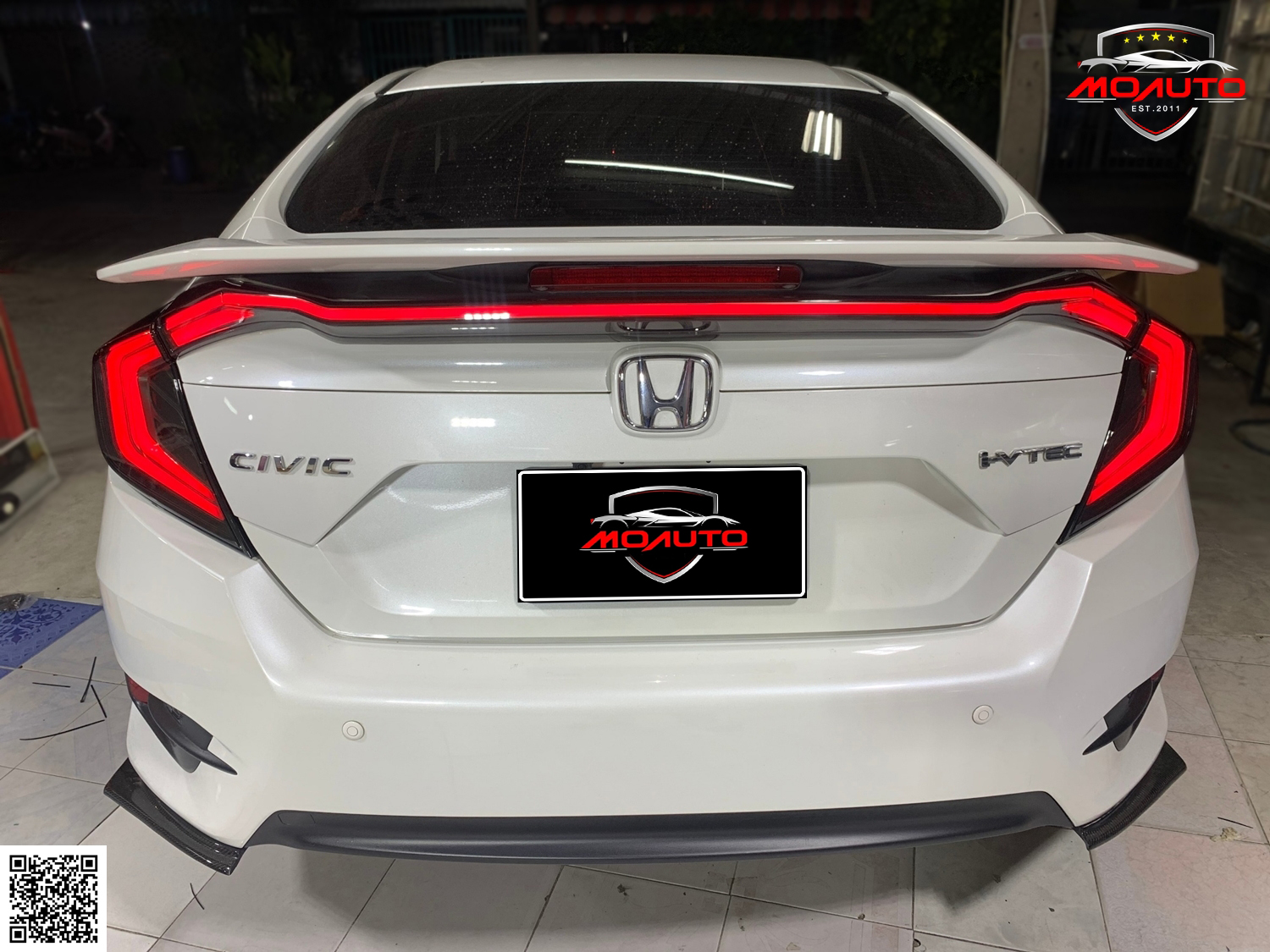 ไฟท้าย LED M-STEP พร้อมไฟฝากระโปรงท้าย CIVIC FC 2016 - 2021