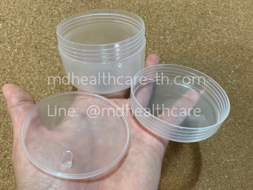 กระปุกครีม กระปุกครีมพลาสติก 100กรัม (10ชิ้น/ชิ้นละ10บาท)