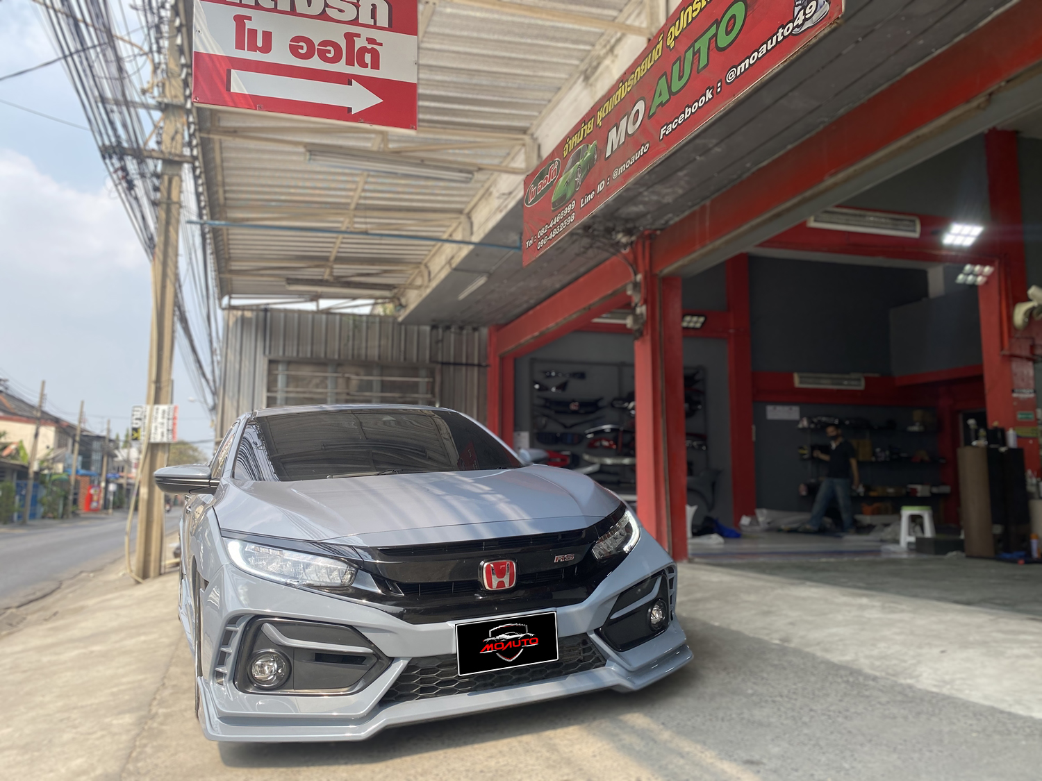 ชุดแต่ง TYPE-R CIVIC FK Hatchback แบบสวมทับ