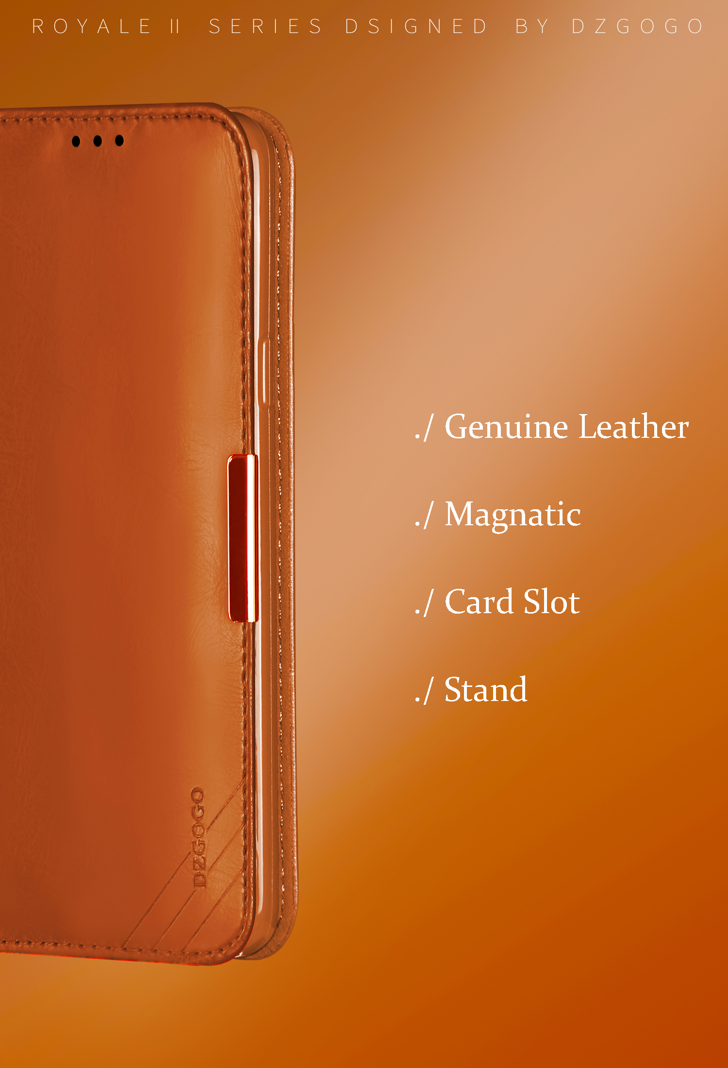 Case Samsung Galaxy S10 / Pre-Order * DZGOGO ผลิตจากหนังแท้พรีเมี่ยมพร้อมฝีมือประณีต *