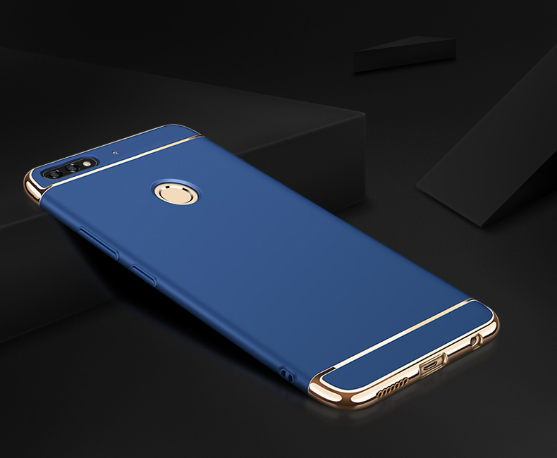 Case Huawei Y7 Pro 2018 / Pre-order * 3-in-1 คุ้มครอง วัสดุโพลีคาร์บอเนตพรีเมี่ยม *