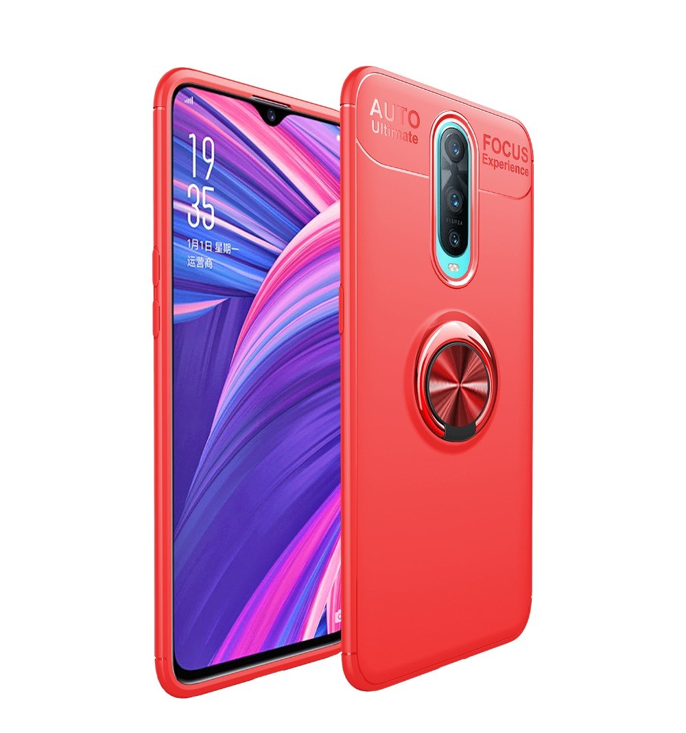 Case OPPO R17 Pro / Pre-Order * เคส TPU แหวนนิ้ว + ขาตั้ง (Built-in โลหะแผ่นแม่เหล็ก) *