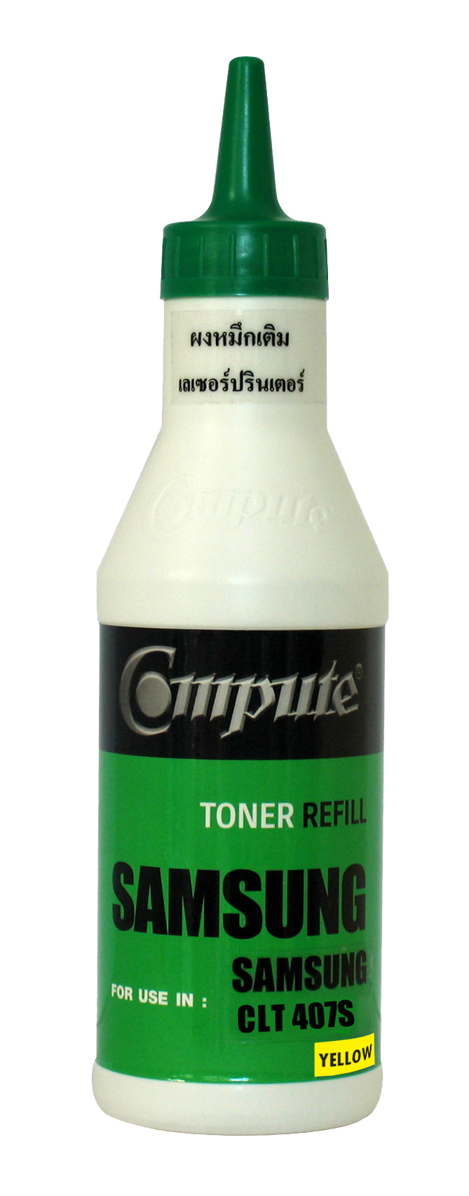 ผงหมึกเติม Samsung CLT-Y407S คอมพิวท์ Refill Toner (Yellow) ไม่รวมชิป
