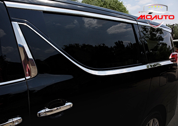 ขอบหน้าต่างชายประตูหลังสแตนเลท ALPHARD / VELLFIRE 30 MC