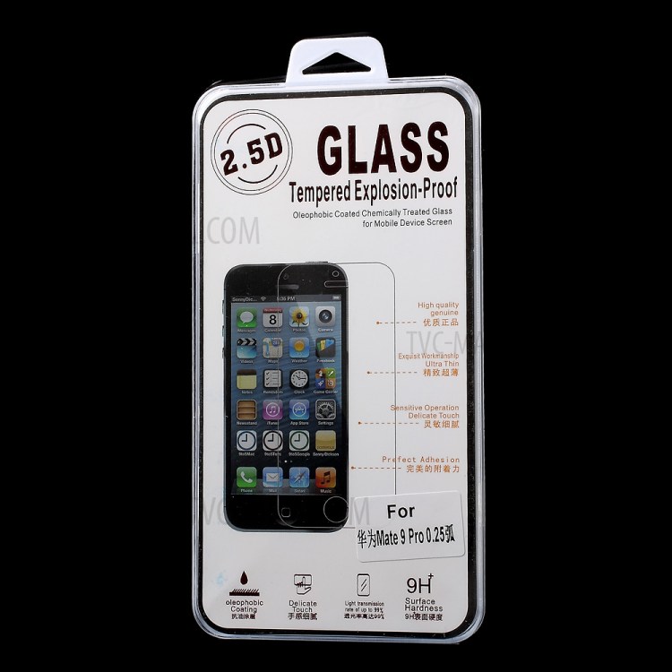 กระจกนิรภัย Huawei Mate 9 Pro / Pre - Order * 0.25mm หนา แต่แข็งแรง *