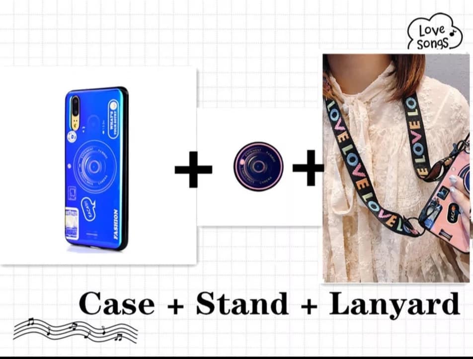 Case Huawei Y9 2019 / Pre-order * เคส blueray กล้องโทรศัพท์ + ขาตั้ง + สายสะพาย *