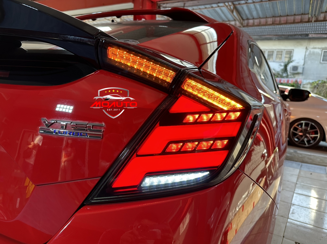 ไฟท้าย LED CIVIC FK ทรง Mugen Style V2