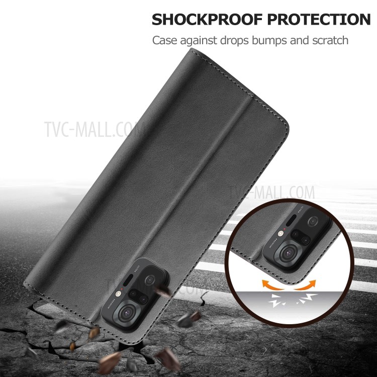 Case Xiaomi Redmi Note 10 Pro / Pre-Order * LC.IMEEKE เคสกระเป๋าสตางค์ช่องเสียบการ์ดและเปลเงินสดเพื่อใส่รหัสบัตรและเงินที่จำเป็นของคุณ *
