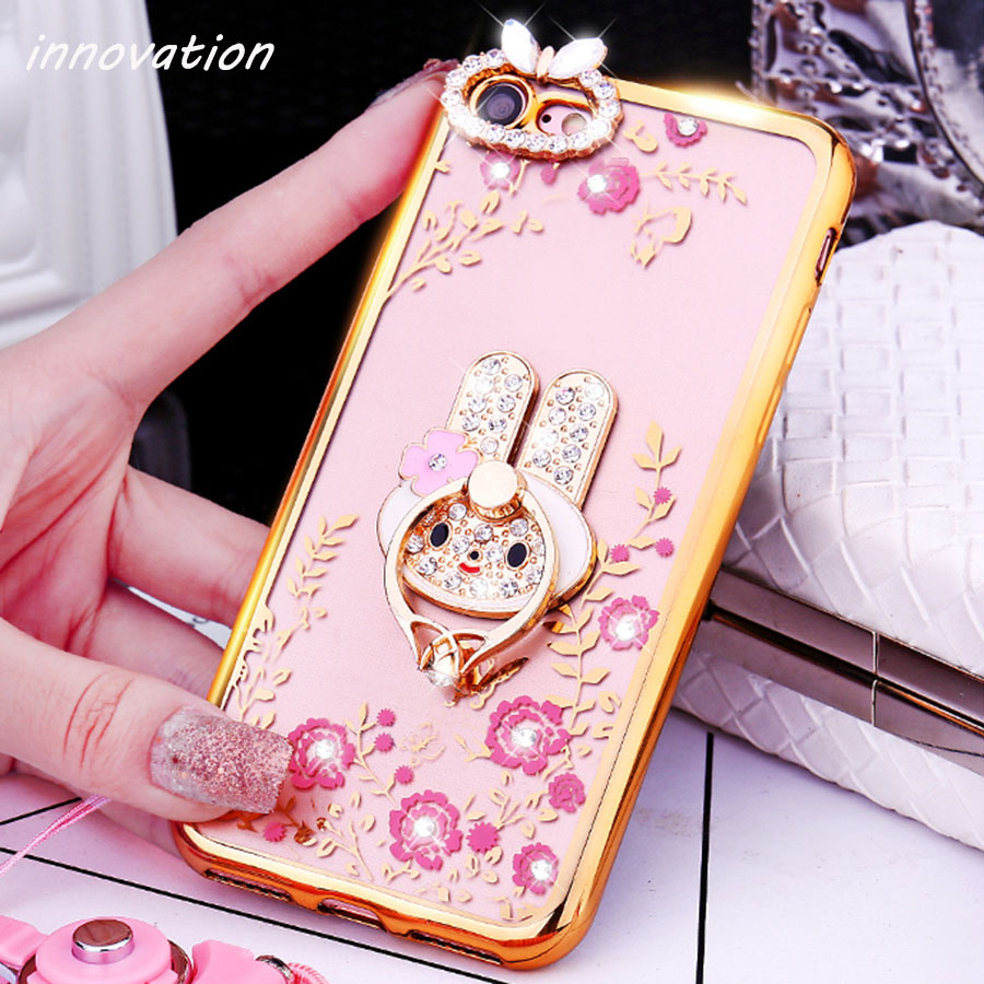 Case Huawei P10 Plus / Pre-order * เคสหรูหราเทคนิคการชุบทอง TPU ซิลิโคนอ่อนนุ่ม + แหวน *