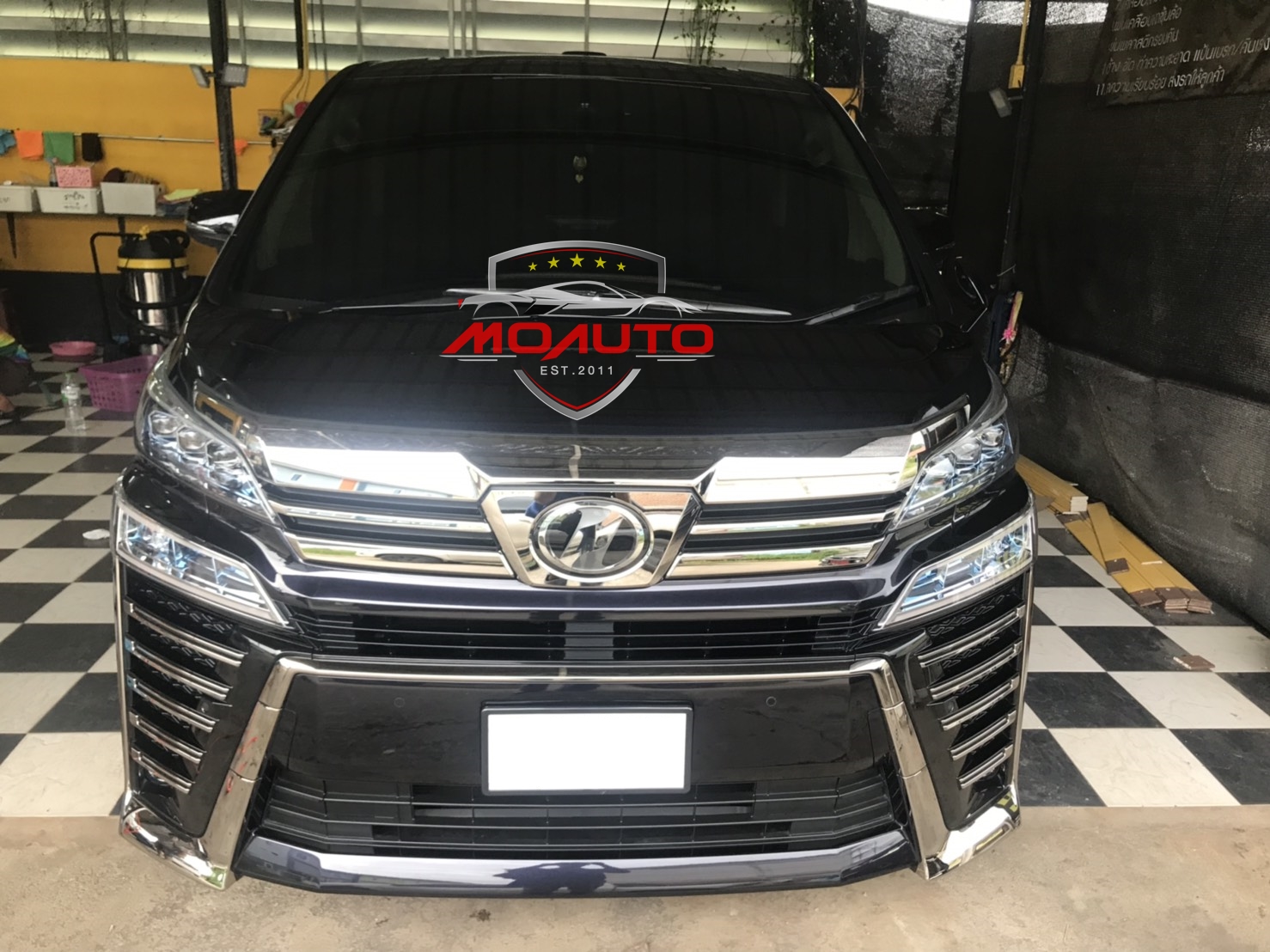 เพลทกันรอยเท้าชายประตู ALPHARD / VELLFIRE MC V2