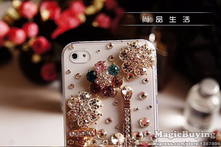 Case Huawei P8 Max / Pre-order * ตกแต่งด้วย Rhinestone และส่องแสง Camellia, ประกายและดีลักซ์ *