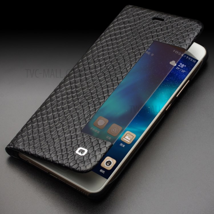 Case Huawei P10 Plus / Pre-order * QIALINO เคสหนังแท้ ฟังก์ชั่นปลุก / นอนหลับอัตโนมัติ *