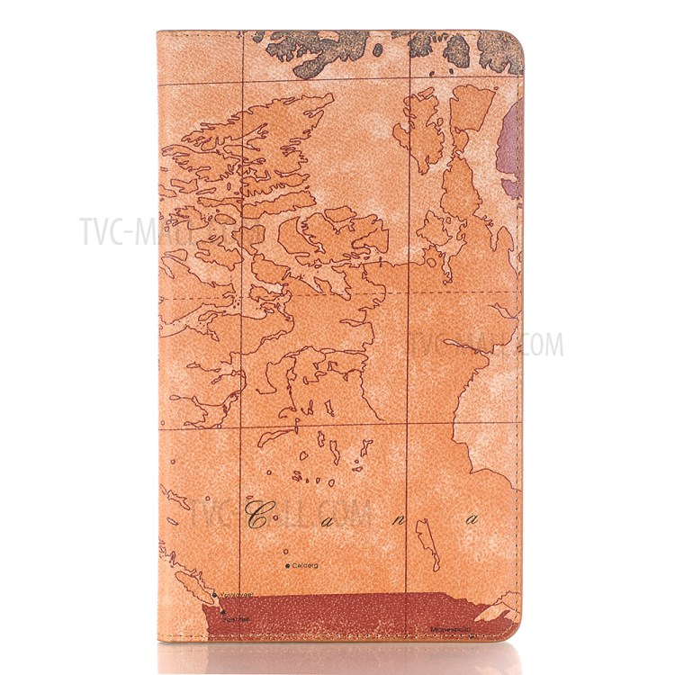 Case Huawei MediaPad M5 / Pre-Order * เคสรูปแบบแผนที่โลกรูปกระเป๋าสตางค์สมาร์ทหนัง *