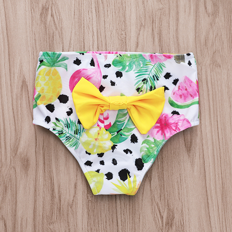 ชุดว่ายน้ำ บิกินี สีเหลือง ไซส์ 70