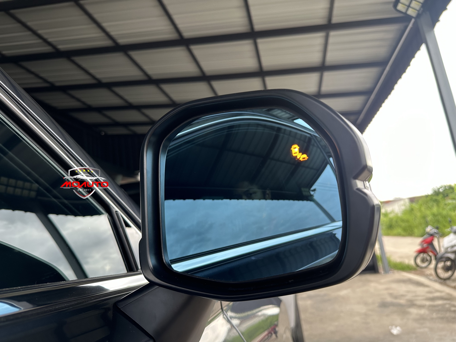 ชุดกระจกช่วยเตือนมุมอับสายตา V1 ( BSM ) CR-V G6