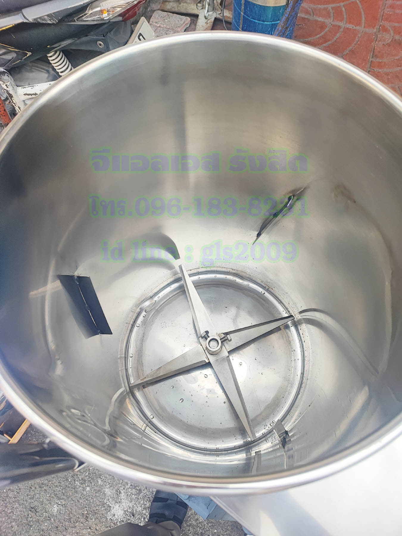 เครื่องปั่นน้ำเกล็ด16นิ้วมอเตอร์มิตซู3แรง