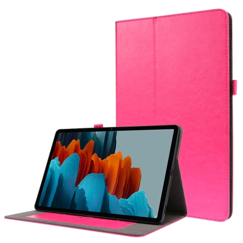 Case Samsung Galaxy Tab S7 FE # Pre- Order * เคสธุรกิจแนวนอนพลิกซองหนัง PU ที่มีช่องเสียบการ์ดและเสียบบัตร *