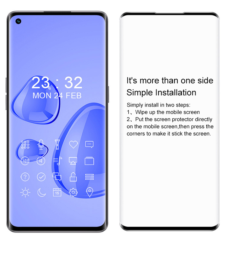 กระจกกันรอย OPPO Reno 5 Pro / Reno 5 Pro 5G # Pre-Order * IMAK 3D Curved Full Coverage กระจกกันรอยหน้าจอ [กาวด้านข้าง] *