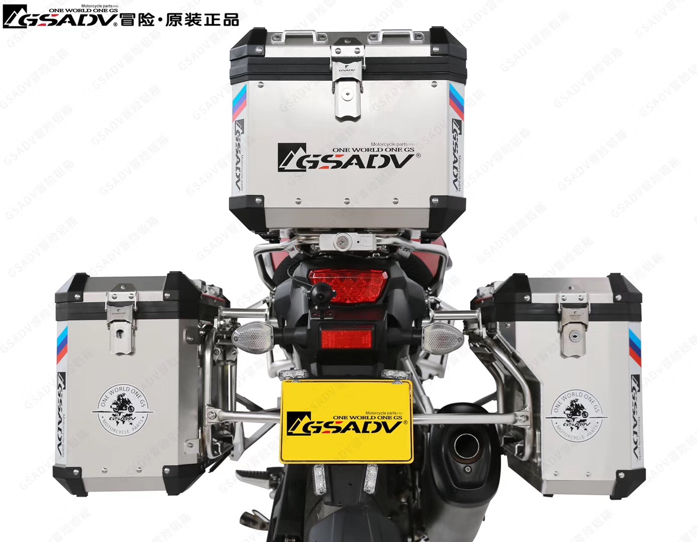 ปิ๊บ GS-ADV ทรง เหลี่ยม สำหรับ Suzuki V-strom1000 3ใบ