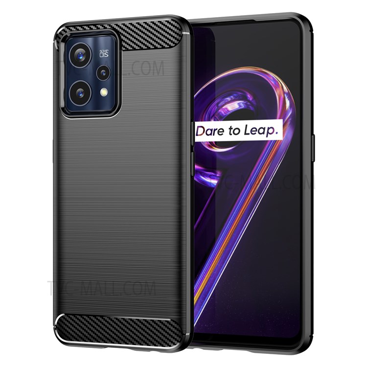 Case Realme 9 Pro Plus # Pre-Order * เคสคาร์บอนไฟเบอร์พื้นผิวแปรงพื้นผิว 1.8mm TPU เคสโทรศัพท์ *