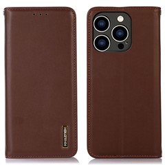 Case iPhone 15 Pro Max # Pre-order * KHAZNEH หนังวัวแท้ระดับพรีเมี่ยมพร้อมเคสด้านใน TPU ที่ยืดหยุ่น ทนทานต่อการใช้งานในระยะยาว *