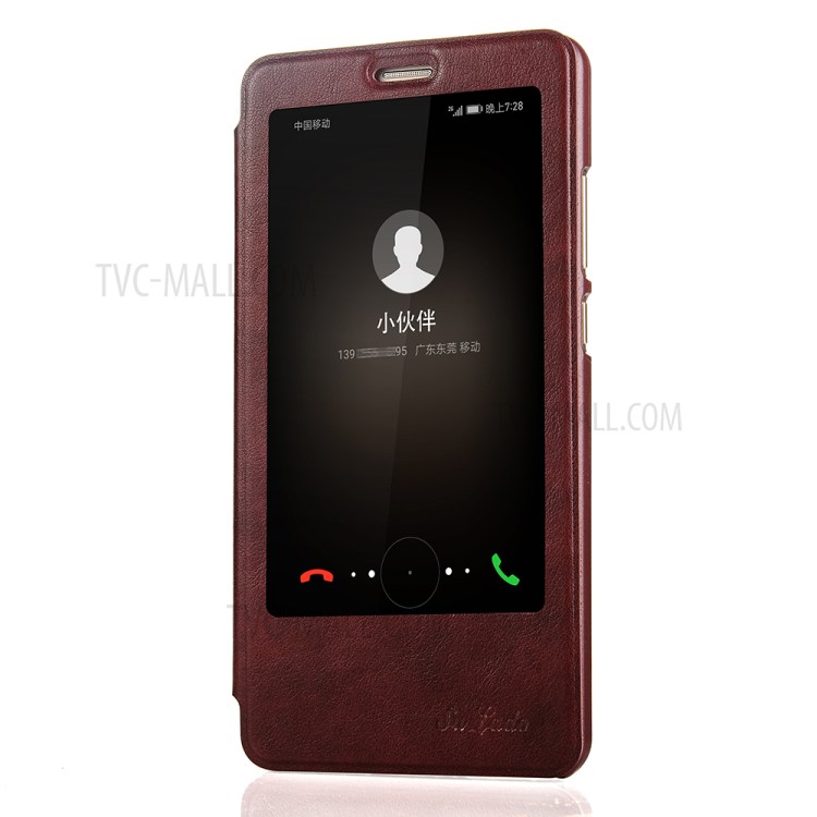 Case Huawei Mate 9 / Pre-order * SULADA สมาร์ท เคสหนังดูหน้าต่างพลาสติกขนาดใหญ่โปร่งใส *