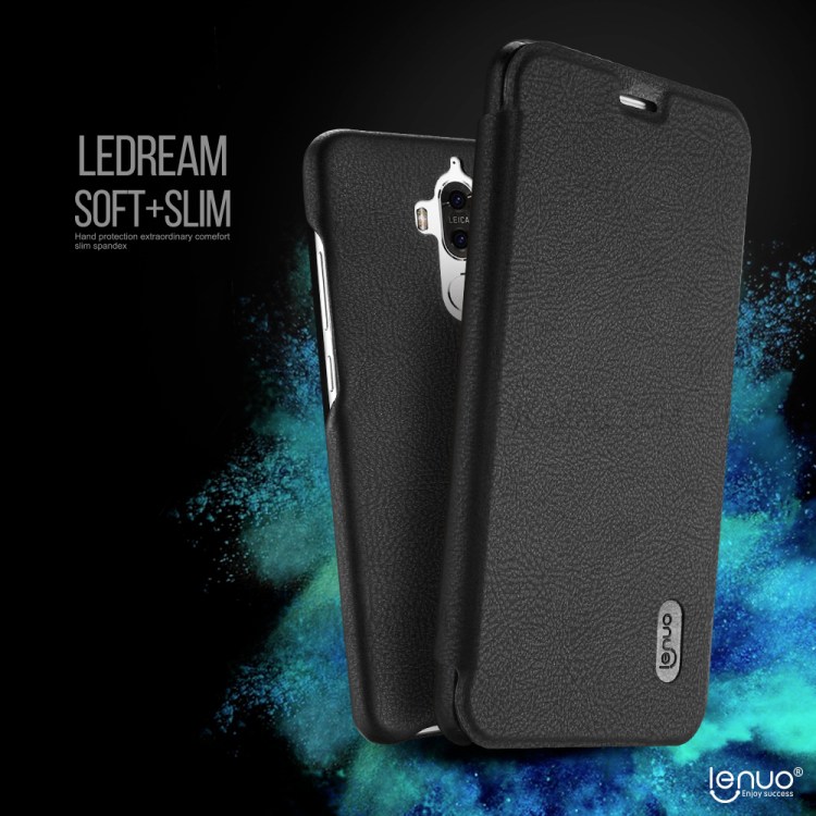 Case Huawei Mate 9 / Pre-order * LENUO Ledream สลิม ปกหนัง PU + PC Back เคสนุ่ม *