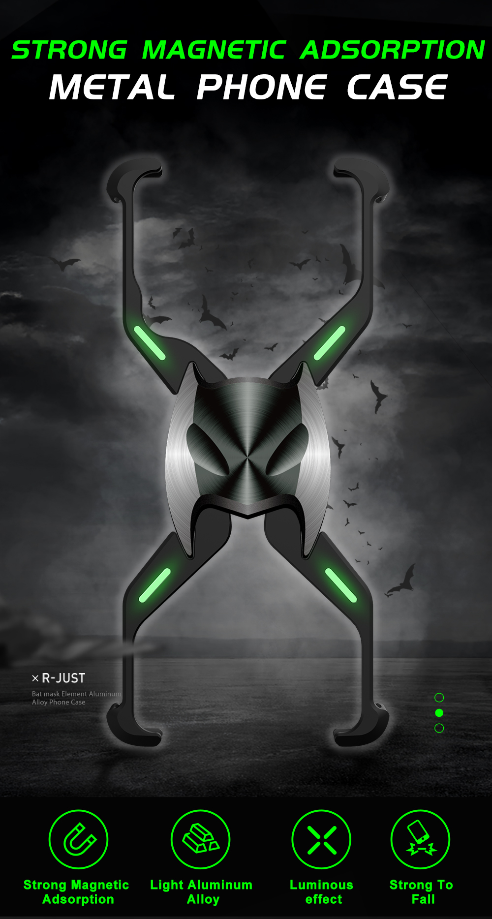 Case Huawei P30 Pro # Pre-Order * R-JUST X-Shaped ส่องสว่าง สดุโลหะที่นำมาใช้ตัวเรือนรูปตัว X นี้ไม่เพียง แต่แข็งแรงและทนทาน *