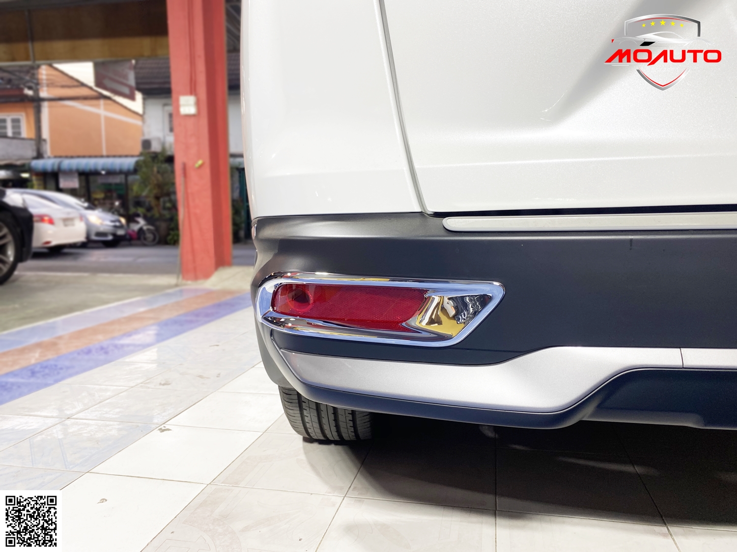 ครอบไฟทับทิมกันชนท้าย CR-V G5 MC