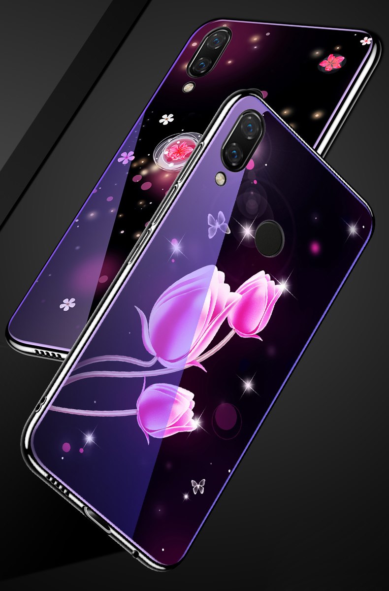 Case Huawei Y9 2019 / Pre-orde * เคสTPU คุณภาพ กระจกนิรภัย + ซิลิโคนอ่อน *