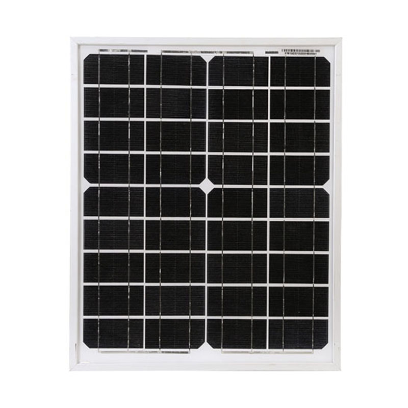 แผงโซล่าเซลล์ ชนิด Mono-Crystalline ขนาด 20W