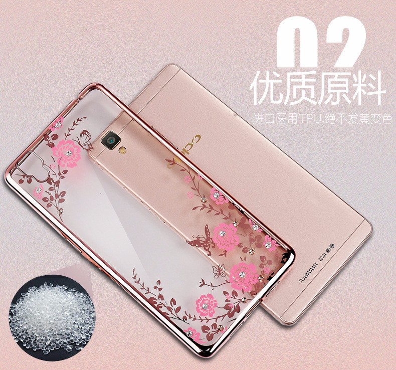 Case Oppo F1S / Pre-order * เคสหรูหราเทคนิคการชุบทอง TPU ซิลิโคนอ่อนนุ่ม *