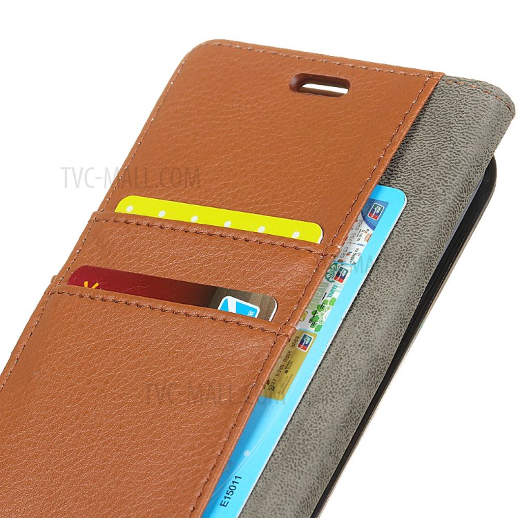 Case Huawei nova 2i / Pre-order * เคสผิวลิ้นจี่เนื้อหนังยืน Protector *