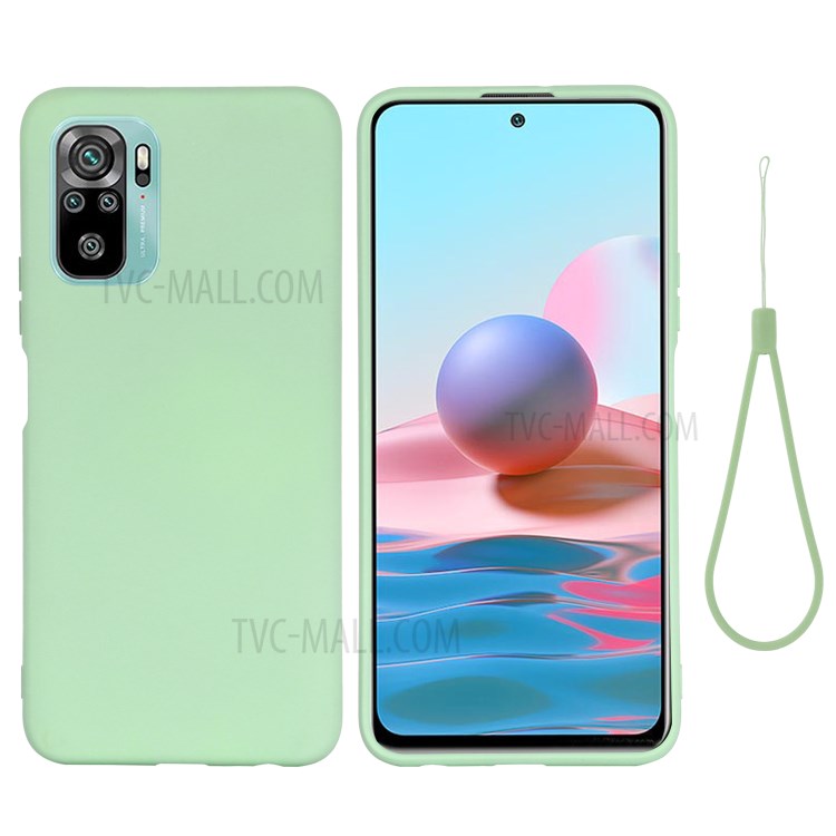 Case Xiaomi Redmi Note 10 4G / Note 10S # Pre-Order * เคสซิลิโคนอ่อนนุ่มพร้อมสายคล้องมือ ป้องกันน้ำมัน ป้องกันลายนิ้วมือ และล้างทำความสะอาดได้ *