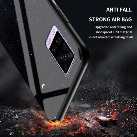 Case Vivo V20 Pro / Pre-Order * เคสลาย Starry กระจกนิรภัยหรูหรา *